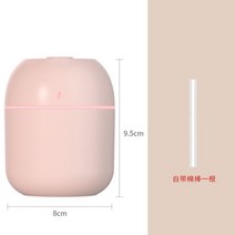 공기살균기 휴대용공기살균기 uv공기살균기 USB 220ML 휴대용 미니 가습기 아로마 디퓨저 쿨 미스트 포거, 02 Pink