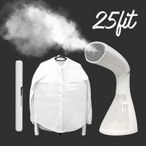25핏 프리미엄 가벼운 핸디형 스팀 다리미, 3. [5%할인] 핸디다리미+행거