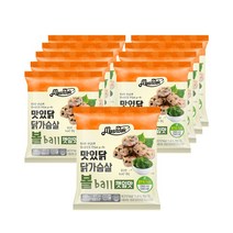 맛있닭 닭가슴살볼 깻잎맛, 100g, 10팩