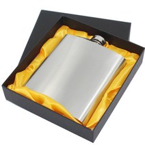 휴대용 위스키 500ml 대형 힙 플라스크 선물 상자 휴대용 스테인레스 스틸 힙 플라스크 여행 위스키 알코올 주류 병 flagon 남성 선물