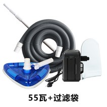 PHEPUS 수영장 진공 청소기 삼각헤드 연못 소형 수중 진공 바닥 흡입 청소 유물 배설물 흡입 장치, 55W (10m 전원 코드)