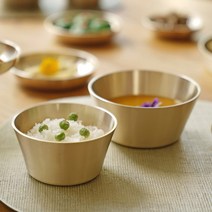 [놋담] 방짜유기 유기그릇 모던 공기 대접 세트, 상세 설명 참조, 상세 설명 참조