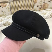 왕머리 땋은 끈 모직 팔각모 남녀 가을철 빈티지 캐주얼 베스트 블레이저 빅 사이즈 모자