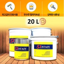 [다바이마켓] 곰팡이 비 눈 저항성 나무보호 코팅 (14색) 20L, 레드우드, 1개