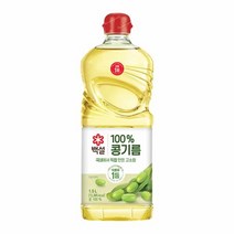 CJ 백설 콩기름 1.5L 가정용 식당용 대용량 업소용 가성비 부침요리 튀김요리, 7개