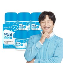 내츄럴플러스 장건강 굿앤키즈 맛있는 유산균 츄어블 프로바이오틱스 아연, 5통, 60정