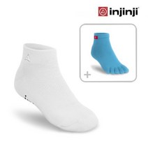 [Weshop] [injinji] 인진지 양말 오픈 퍼포먼스 세트 - 오픈 + 띠너(발가락양말) 세트, 화이트, L세트 (275~300mm)