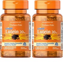 Puritans Pride 루테인 with 지아잔틴 20mg 120정, 2개