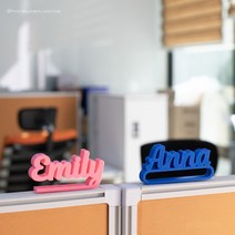 친환경 현관 문패 간판업체제작 아이방문패 공부방간판 명함이름표, 검정, 1.일자 바닥 세리프