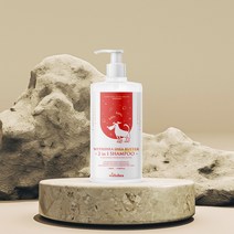 위드시어 정품 시어버터 투인원 샴푸 380ml 위드시어 강아지 샴푸 애견샴푸&컨디셔닝+건강간식(9회 죽염건빵(30g)), 4개