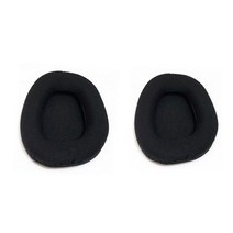 이어패드 교체용 이어 쿠션 ASUS ROG 센츄리온 트루 7.1 헤드폰 가죽 슬리브 이어폰 쿨링 젤 귀마개, [02] Black football Net