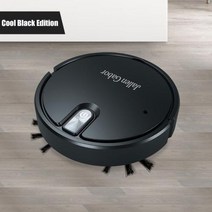 물걸레 로봇청소기 5 in 1 무선 지능형 스위핑 로봇 진공 청소기 다기능 슈퍼 조용한 Mopping 가습 홈, [01] Black, Black