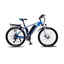 TOC 전기자전거 M2 36V PAS 스로틀겸용 27단기어 경량 알루미늄, 8AH, M2_블루