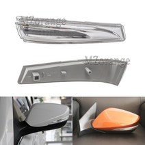 턴 시그널 라이트 led 사이드 미러 자동차 미러 신호 백미러 현대 엘란트라 벨로스터 터보 아반떼 MD 20102015 에 적합, [03] left and right