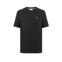 23SS [Online Limited]블랙 예스투멀리건 레터링 반팔 티셔츠 HUTS3B933BK