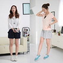 핫바 핫바 해피 허리밴딩 주머니 치마바지 DK-1431