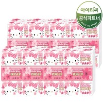 헬로키티 팝업티슈 벚꽃에디션 110매 3개 8팩 총24개, 없음
