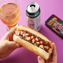 마리네빵공장 렐리쉬 핫도그 다진 피클 마약 소세지 핫도그 한입 오리지널 냉동 간편식 160g, 160g x 3개