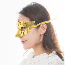 오페라유령 반가면 가면무도회 가면 2개 크리스마스파티 홈파티 노래방 공연, 실버