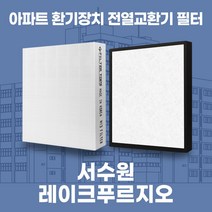 수원 서수원레이크푸르지오 아파트 환기시스템 전열교환기 필터 H13등급, 30평형, 기본세트(헤파1+프리2)