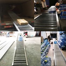 컨베어 컨베이어 롤러 롤테이너 아연도금 (폭60-80cm), 스테인레스 스틸 30cm 내부 너비