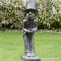 마당 정원인테리어 조형물 가드닝 장식품 공원 화단, 23cm×10cm, 미친 모자 장수