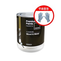 노루페인트 팬톤 우드앤메탈 PANTON 친환경 프리미엄 목재 철재 실내외 수성페인트 1L, 에그쉘광 (egg-shell), 기본백색 (화이트)