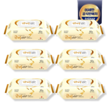 금비 엠보싱 물티슈 60매 6팩