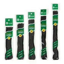 사무용 고급 서류 철끈 40cm 라라팬시 구두끈 오피스용품 메모홀더 책철 하나제이, 블랙(1봉 18개입)