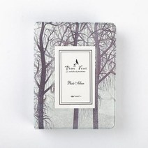 콜북 1단 2단 귀여운 포카 제작 포토 북 폴라로이드 사진 앨범 용 64 포켓 3 인치 카드 홀더 미니 즉석 케이스 보관, Tree