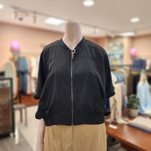BCBG [올앤선드리] A 하프슬리브 집업 JP 점퍼 _ A4M3Y890 99 [BLACK]
