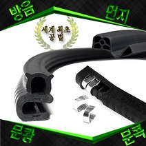 풍절음차단제 차량도어가드 웨더스트립 도어스트립, 스네이크몰딩50cm 블랙