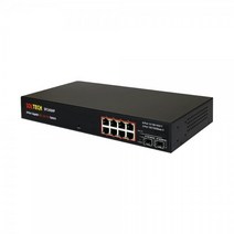 SFC400HP 스위칭허브 솔텍 8포트 1000Mbps +2포트 SFP 스위칭 용량 20Gbps 120W PoE 8포트 포트당15 4PoE 4포트 포트당 30W