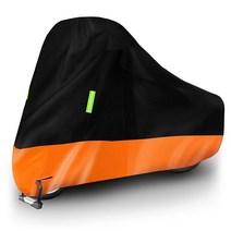 할리 데이비슨 투어링 로드 킹/스트리트 글라이드/로드 글라이드와 호환되는 방수 오토바이 커버 야외 비 눈 보호를 위한 도난 방지 잠금 구멍 포함(233.8~254cm(94~100, cruiser