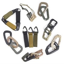 등산 캠핑 차박 필수품 카라비너 키링 8종 모음, OD, 웹도미네이터