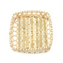 더담고 대나무 정사각 튀김바구니 16 l 바스켓 트레이 소쿠리, 단일