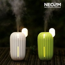 네오투엠 무드등 선인장 가습기 USB 미니가습기, 네오투엠 838선인장가습기 라이트그린