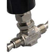 스텐 유량 제어 정유량 조절 밸브 유량 조절기 316L, 1-2mm 316L + 1개