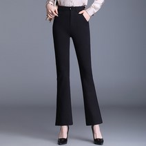 세미 부츠컷 팬츠 품형제신 전문점 2022 가을 드레이프 블랙 슬림핏 캐쥬얼 와이드 4988088218