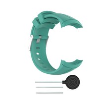 Suunto Spartan Ultra Sport Smart Watch 용 실리콘 교체 손목 밴드 스트랩, M, 녹색