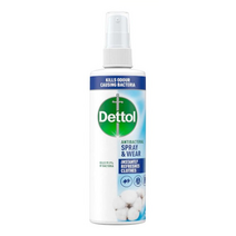 영국 데톨 섬유 스프레이 프레쉬 커튼향 250ml Dettol Antibacterial Spray Fabric Freshener Fresh Cotton 250ml