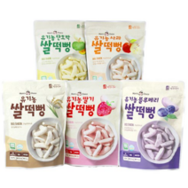 맛있는풍경 유기농 쌀떡뻥 딸기 25g + 사과 25g + 블루베리 25g + 단호박 25g + 플레인 25g, 9세트