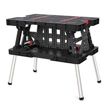 [∂LL7] 케터 작업테이블 17182239 453kg (1EA) 접이식 산업용품 용테이블 클램프포함 책상 간편세팅 보관편리 최대중량453KG 작업대_h§eEA, §본상품§e