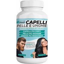 Italian Elite 엘리트 모발 피부 및 네일 보충제 .120 히알루 론산 비오틴 콜라겐 비타민 A C D3 및 아연 구리 및 셀레늄 캡. 안티 -폴링 안 주름, 1개