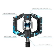 크랭크브라더스 Crankbrothers Mallet E 산악 자전거 페달 - 블.. 정품보장, Blue