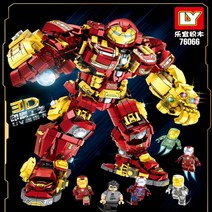 중국레고호환 LY76066 대형 아이언맨 헐크버스터 2008pcs, D