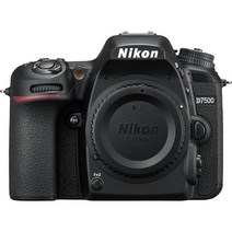 니콘 D7500 디지털 DSLR 카메라 바디 - 블랙, Camera Body