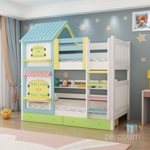 유아 2층 침대 어린이 벙커침대 이층침대 초등학생 키즈, A