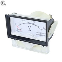 전압계 85L17 AC 100V 70*40mm 직사각형 아날로그 볼트 전압 패널 미터, 03 250V