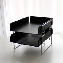 아리아라 가죽 2단 서류함 A4서류함 서류철.아리아라